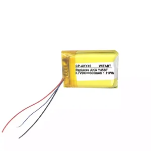 電池適用於耳機 AKG Y45BT,AEC582030