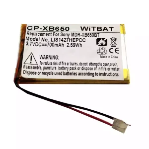 電池適用於耳機 Sony LIS1427HEPCC US343450E,1-756-920-32,ZU10192-16005