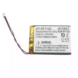 電池適用於耳機 Sony BP-HP1200,MDR-DS7000,MDR-RF7000,MDR-RF7100 SL00131-1