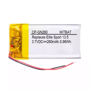 電池適用於耳機 Jabra Elite Sport 13.5 Charging Case