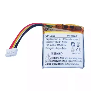 電池適用於音箱 Ultimate Ears Wonderboom,984-000851,984-000839,533-000154,AEC944643